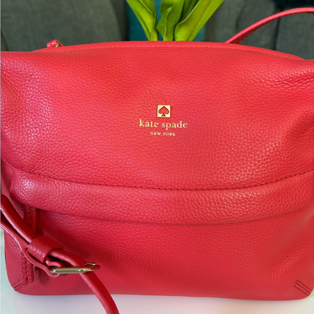EUC Kate Spade Pebbled Leather Shoulder Bag / Crossbody bag - Picture 9 of 16